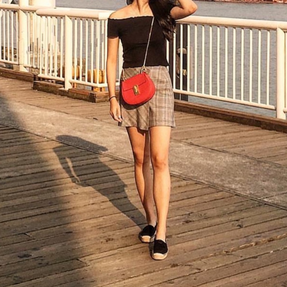 Zara Plaid Skirt